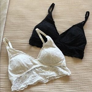 Hollister Bralette - Black & White